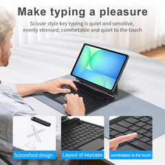P820 Magnetic Bluetooth Keyboard Leather Tablet Case