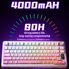 AULA S75 Pro 80 Keys wired/2.4G/Bluetooth Three Model Customizable Gradient Mechanical Keyboard