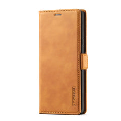 LC.IMEEK Strong Magnetism Ultra-thin Horizontal Flip Shockproof Matte TPU + PU Leather Case with Holder & Card Slots & Wallet, For Samsung Galaxy Note9