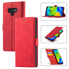 LC.IMEEK Strong Magnetism Ultra-thin Horizontal Flip Shockproof Matte TPU + PU Leather Case with Holder & Card Slots & Wallet, For Samsung Galaxy Note9