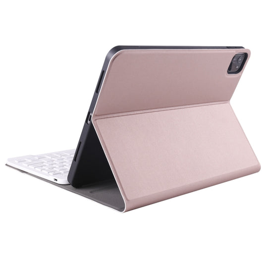 A098B TPU Detachable Ultra-thin Bluetooth Keyboard Protective Case for iPad Air 11 2024 / 2025 / Air 4 10.9 inch 2020, with Stand & Pen Slot, A098B