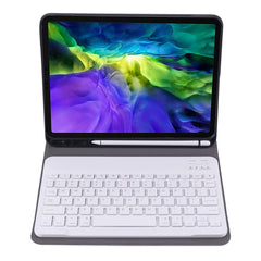 A098B TPU Detachable Ultra-thin Bluetooth Keyboard Protective Case for iPad Air 11 2024 / 2025 / Air 4 10.9 inch 2020, with Stand & Pen Slot, A098B
