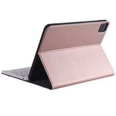 A098BS Detachable Ultra-thin Backlight Bluetooth Keyboard Protective Case for iPad Air 11 2024 / 2025 / Air 4 10.9 inch 2020, with Stand & Pen Slot, A098BS