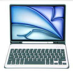 For iPad Air 11 2024 / 2025 / Air 4 2020 / Air 5 2022 A098B Detachable ABS Ultra-thin Candy Colors Bluetooth Keyboard Protective Case with Stand & Pen Slot, A098B