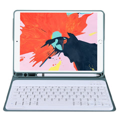 T098B Integrated Ultra-thin Candy Colors Bluetooth Keyboard Protective Case for iPad Air 11 2024 / 2025 / Air 4 10.9 inch 2020, with Stand & Pen Slot, T098B