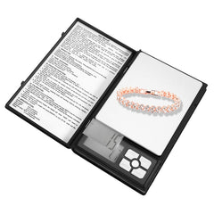 MH-1108 Notebook Shape High Precision Electronic Diamond Gold Jewelry Scale (0.1g~2000g), Excluding Batteries