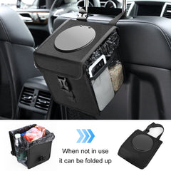 FUNADD Portable Folding Car Back Seat Hook Garbage Can Car Storage Box