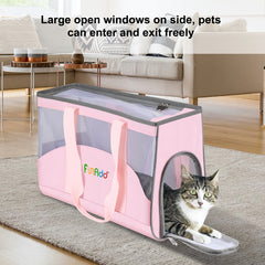 FUNADD Portable Breathable Pet Bag Outdoor Shoulder Tote Bag