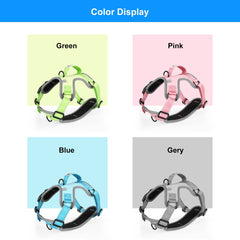 FunAdd Traction Rope Reflective Breathable Nylon Pet Vest Dog Harness, Size: M