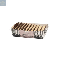 Farmhouse dark chocolate shortbread biscuits in tray - VAT FREE