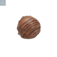 Gin and elderflower truffle - enrobed in milk chocolate 13g