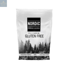 Gluten free soft eating premium liquorice in sachet bag - vegetarian friendly