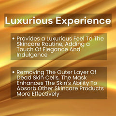 Ammuri 24K Gold Peel-Off Face Mask – Deep Cleansing & Brightening Pore Minimiser (60ml)