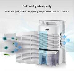 110V/220V Remote Electric Dehumidifier Air Cooling Dryer Purifier Desiccant Moisture Absorber Drying Machine External Water Pipe