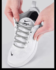 21 Colors No Tie Shoelaces Round Color Metal Lock Elastic Shoelace General For Children And Adults Sneakers Lazy Laces Unisex