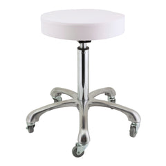 Stool No Back Rest White