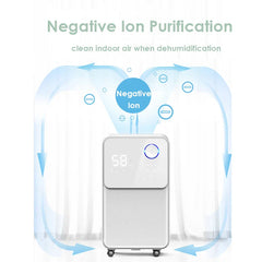 220V Intelligent Air Dehumidifier SJ-125E 24L/Day Large Dehumidity LED Display Low Noise High Efficiency Air Dryer Clothes Dryer