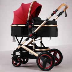 Purorigin Pram for Babies Factory Cheap Price 4 Wheels Light Weight Foldable 2 in 1Baby Stroller Baby Carrier Newborn