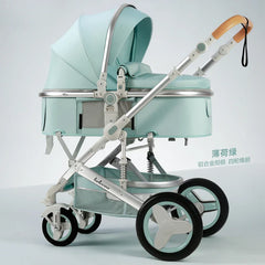Purorigin Pram for Babies Factory Cheap Price 4 Wheels Light Weight Foldable 2 in 1Baby Stroller Baby Carrier Newborn