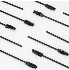 ANNAFRIS 50Pcs Disposable Eyelash Brush Soft Head Crystal Eyebrow Brush Lash Extension Brush Mascara Wand Makeup Tool