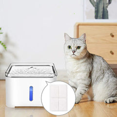 Cat Water Fountain Filter Pet Fountain Replacement Filters with Coconut Activated Carbon Suitable for 2L Water Dispenser