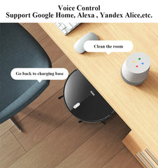 Robot Vacuum Cleaner G20S, 6000Pa Suction,Remote Upgrade, 2 in1 Wet Dry Mop, Wifi App, Smart Vaccum Auto Floor Washing for Home,