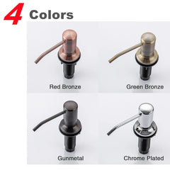 Kitchen Soap Dispensers 500ml Build in Dispenser Soap For Kitchen Bathroom Accessories Stainless Steel Pump Liquid PE Bottle