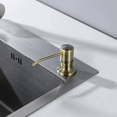 Kitchen Soap Dispensers 500ml Build in Dispenser Soap For Kitchen Bathroom Accessories Stainless Steel Pump Liquid PE Bottle