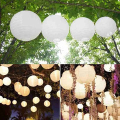 25cm 30cm Round Chinese Paper Lantern Wedding Birthday Party Decoration Holiday Supplies Paper Lamp Covers Shades Decor