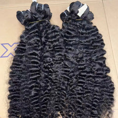 Wholesale Raw Brazilian Human Hair Raw Virgin Cuticle Aligned One Donor Hair Bundles Weave Indian Wavy Curly