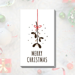 30Pcs Merry Christmas Gift Cards Greeting Card Christmas Tree Stickers Cute Design For 2022 New Year Gift decoration card