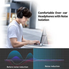 Baseus D02 Pro Wireless Headphones Bluetooth Earphone 5.3 Foldable Headset Sport Over the Ear Headphone Gaming Bluetooth Earbuds