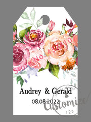 100 pcs/ set Personalised Gift Tags, Gift Tags, Handwritten Kraft Wedding Favour Label Custom