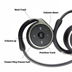 A6 Small Bluetooth Headphones Wrap Around Head Comfortable Wireless Headphones Foldable Bluetooth Headsets with Microphone Purse