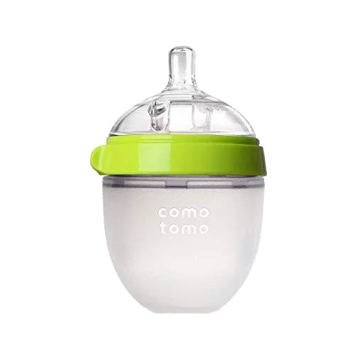 BPA Free Wide-Mouth Silicone Baby Feeding Bottle Small Size Hands-Free Popular Design with Holder for Convenient Milk Feeding