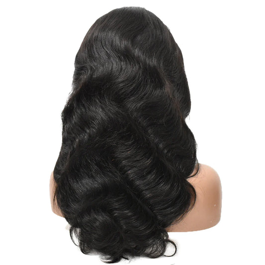 100% Virgin Human Hair Wig Cut From Single Donor 13*4 HD Body Wave Lace Frontal Wig No Tangle No Shedding Hair HD Lace
