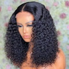 4x4 5x5 HD Lace Front Brazilian Hair Wig Glueless Bone Straight Short Bob Raw Brazilian Cuticle Alignment Double Drawn Hair