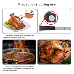 Wireless Meat Food Thermometer for Oven Grill BBQ Steak Turkey Smoker Kitchen Smart Digital Bluetooth Barbecue Gifts MeatChamp