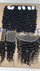 Wholesale Natural Raw Human Hair Bundle Cuticle Aligned Burmese Curly Human Hair Weave Bundle Vendors