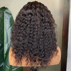 Brazilian Human Hair Wig Cheap Price 100% Natural Human Hair Deep Body Wave 360 Brown Lace Frontal Wig on Sale