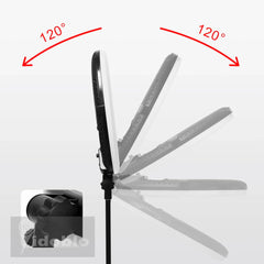 96W Ring Light Photography Led Ring Lamp 2700-10000k With Mobile Holder Tripod Stand Ringlight kit For Live Video Streaming