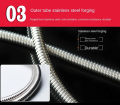 1 / 1.5/2/3/4/5/10 M Shower Pipe Shower Head Water Heater Stainless Steel Hose General Metal Hose Hose Water Softener