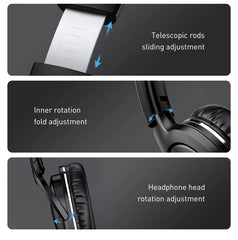Baseus D02 Pro Wireless Headphones Bluetooth Earphone 5.3 Foldable Headset Sport Over the Ear Headphone Gaming Bluetooth Earbuds