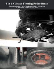 Robot Vacuum Cleaner G20S, 6000Pa Suction,Remote Upgrade, 2 in1 Wet Dry Mop, Wifi App, Smart Vaccum Auto Floor Washing for Home,