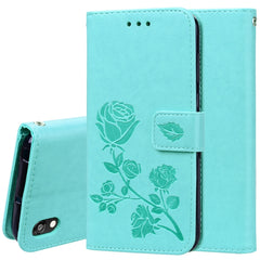 Rose Embossed Horizontal Flip PU Leather Case for Huawei Honor 8S / Y5 (2019), with Holder & Card Slots & Wallet