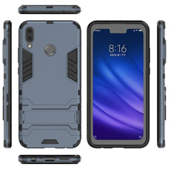 Shockproof PC + TPU Case for Huawei Y9 (2019) / Enjoy 9 Plus, with Holder, For Huawei Y9 (2019) / Enjoy 9 Plus