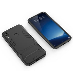 Shockproof PC + TPU Case for Huawei Honor 8C, with Holder, For Huawei Honor 8C