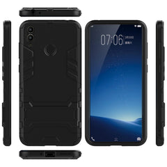 Shockproof PC + TPU Case for Huawei Honor 8C, with Holder, For Huawei Honor 8C