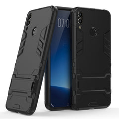 Shockproof PC + TPU Case for Huawei Honor 8C, with Holder, For Huawei Honor 8C