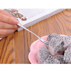 10 PCS Stainless Steel Fruit Fork Creative Environmental Small Fruit Prong, 10 PCS Fruit Fork